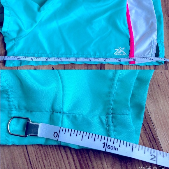 Zeroxposur Swimwear Shorts Girl’s Size 12 Blue - Picture 8 of 12